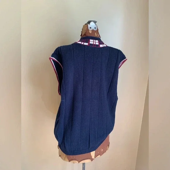 Huntington ridge sweater vest, vintage 90’s tennis sweater vest - Picture 5 of 8